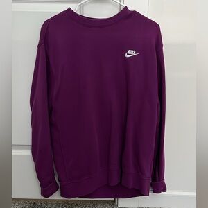 Nike Men's Rich Purple Crewneck Sweater